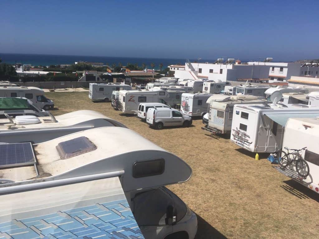 Área Autocaravanas de Bolonia, Tarifa. Cádiz. — foto 2
