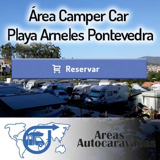 Área Camper Car Playa Arneles Pontevedra