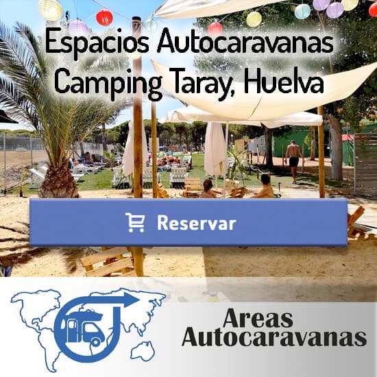 Area autocaravanas Camping Playa Taray