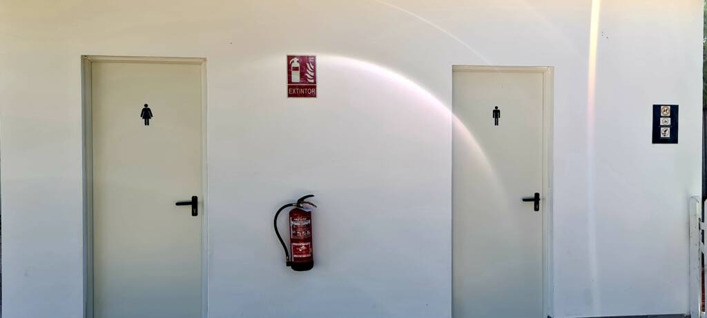 Aire de toilettes pour camping-car, Carcacol. Alcalá de Guadaira, Séville