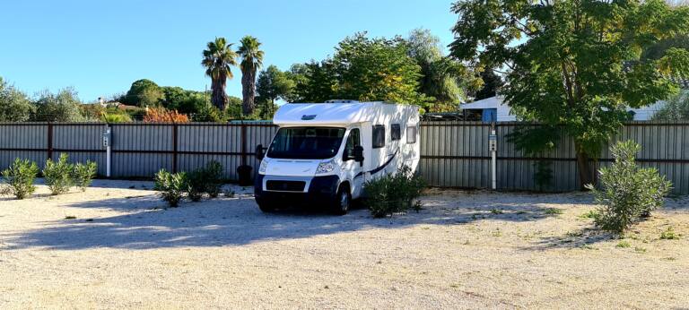 Aire réservée aux camping-cars à Carcacol, Alcalá de Guadaira, Séville