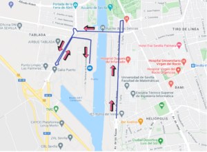 Información sobre los accesos al Área de Sevilla durante la Feria