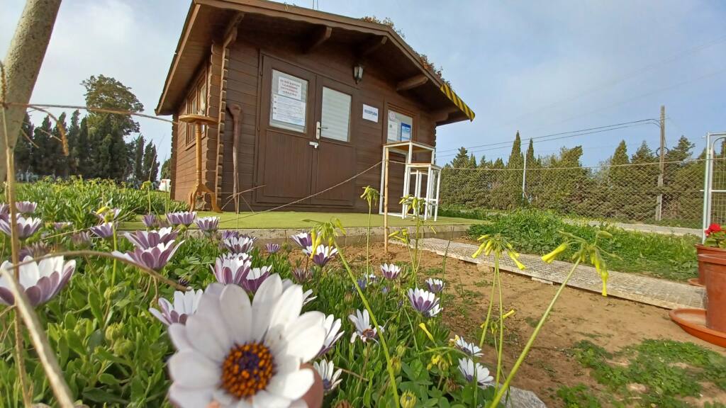 Wohnmobilbereich mit Rezeption im Camper Park Sanlúcar, Sanlúcar de Barrameda, Cádiz