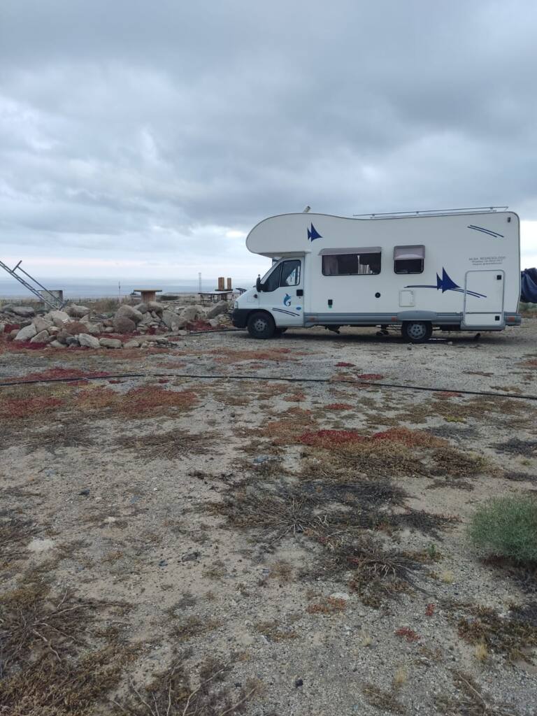 Estacionamento para autocaravanas em El Papaton Motorhome Area, Arico, Tenerife