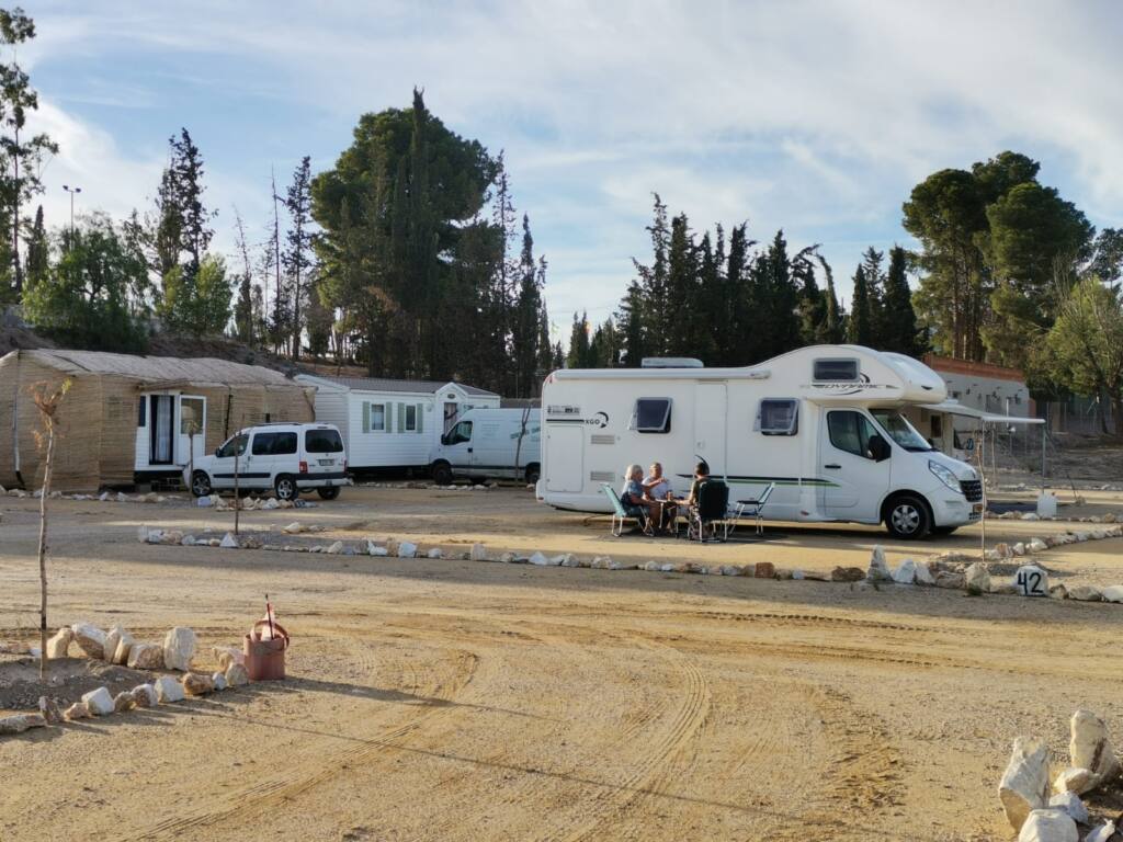 Espace pour camping-cars au Camping Albox, Albox, Almería