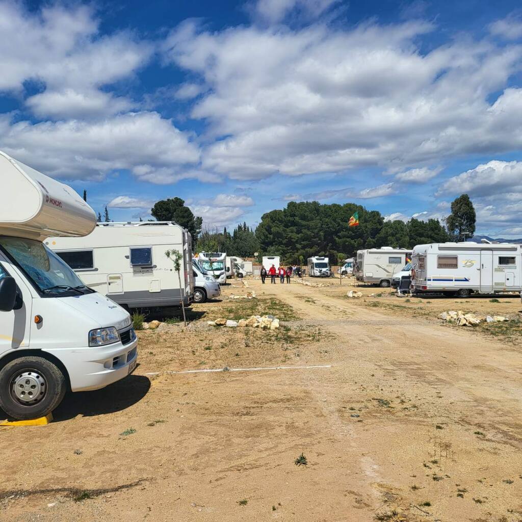 Aire de camping-car au Camping Albox, Albox, Almeria