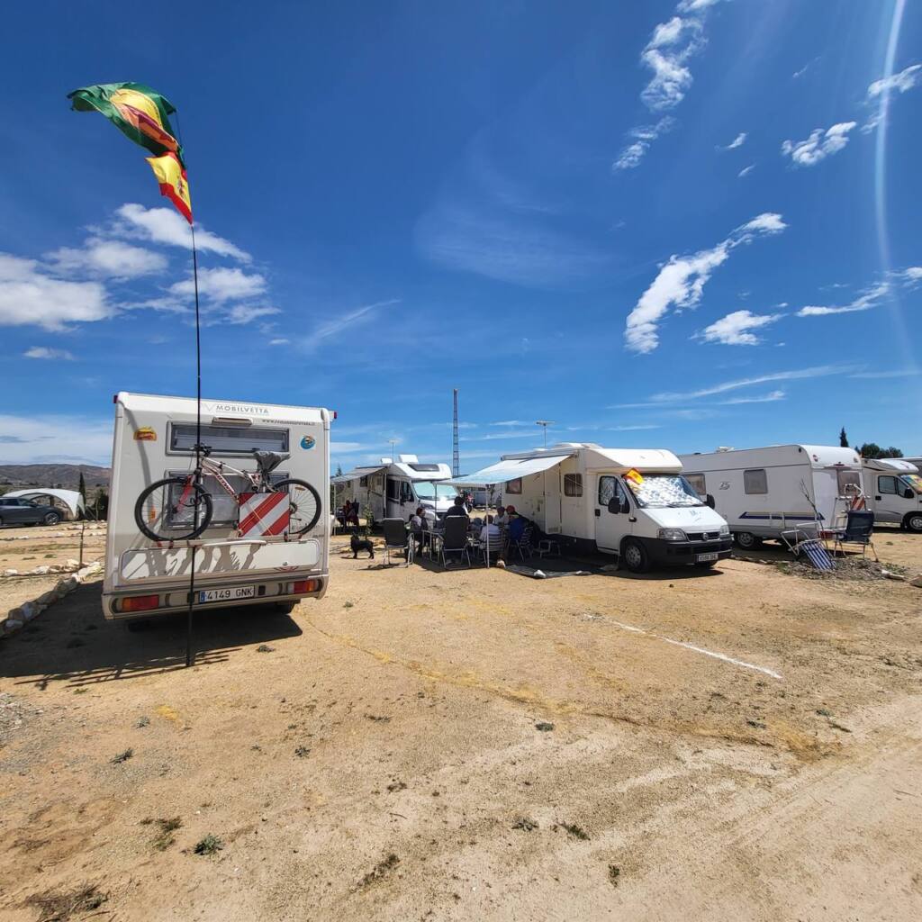 Aire pour camping-cars au Camping Albox, Albox, Almería
