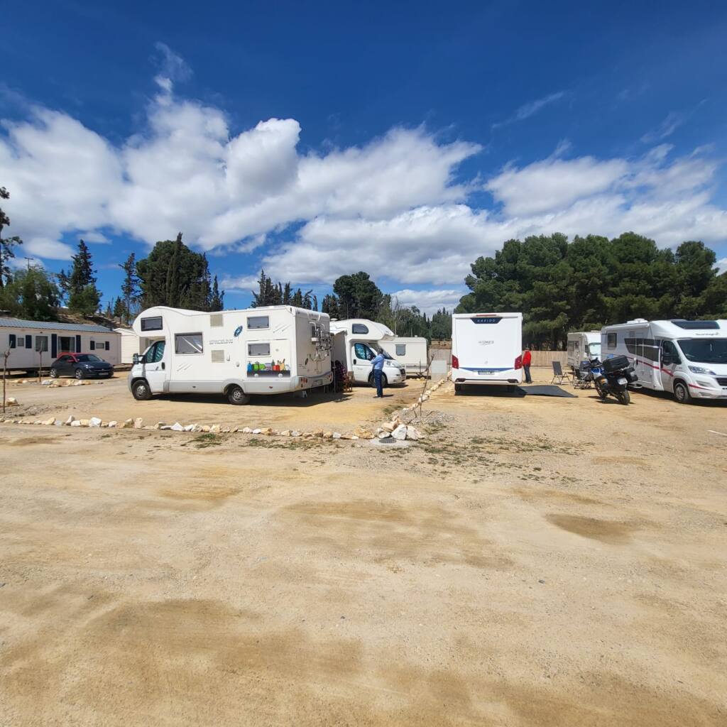Aire de camping-car au Camping Albox, Albox, Almería