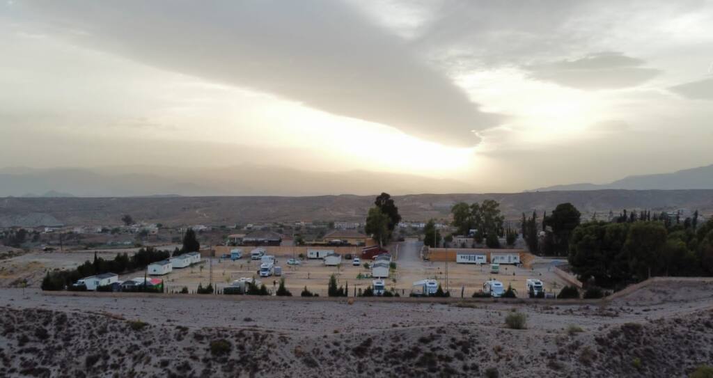 Espace pour camping-cars, Camping Albox, Albox, Almería