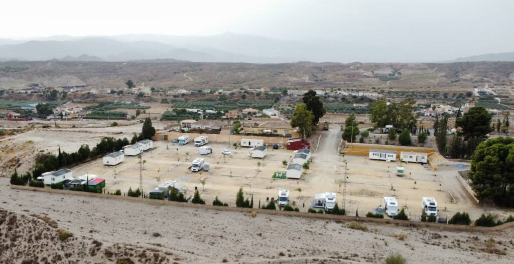 Aire d'hébergement pour camping-cars, Camping Albox, Albox, Almería