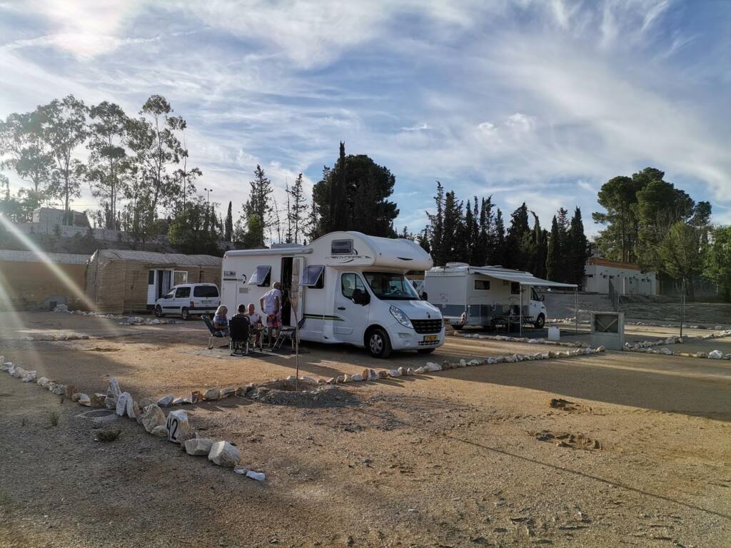 Aire d'hébergement pour camping-cars au Camping Albox, Albox, Almería