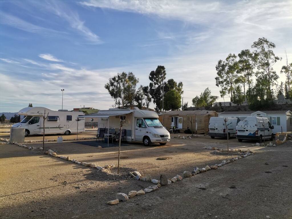 Aire de camping-car au Camping Albox, Albox, Almeria