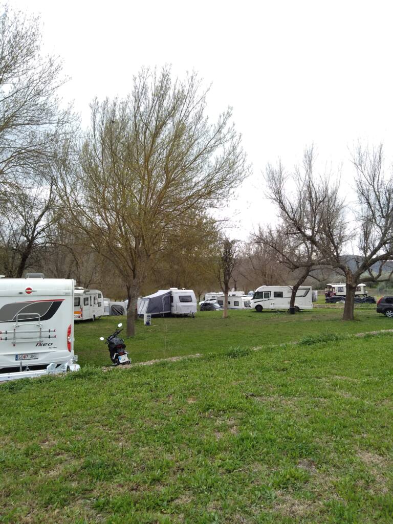 Aire d'hébergement pour camping-cars, Camping Puebla, La Puebla de los Infantes, Séville