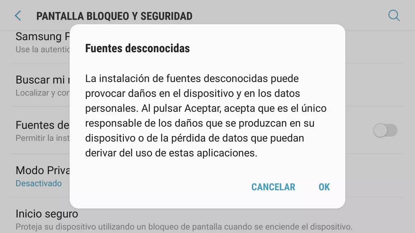 Como instalar nuestra app de areasautocaravanas.com en Android sin Google Play