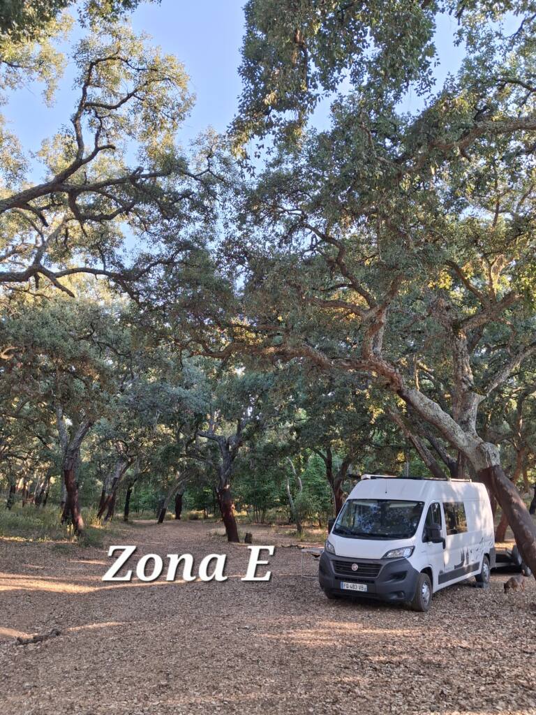 Für Wohnmobile reservierter Bereich El Lagar de los Perezones, Cordoba