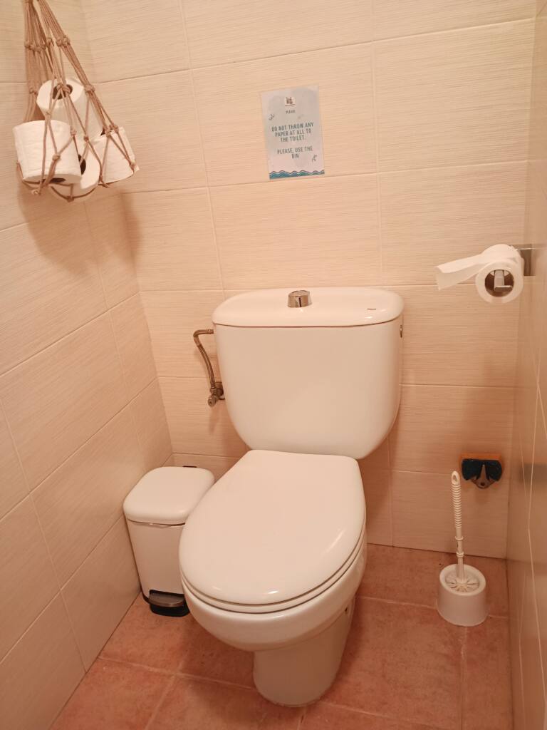 Badezimmerbereich für Wohnmobile, El Lagar de los Perezones, Cordoba