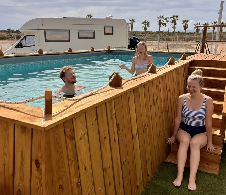 Parque de campismo Lomas de Balsares, Elche, Alicante.